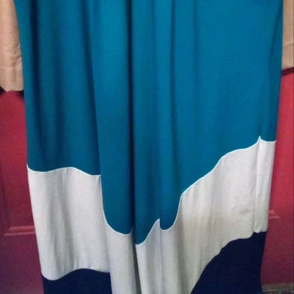 Studio One color block Chevron design maxi dress - Picture 5 of 5